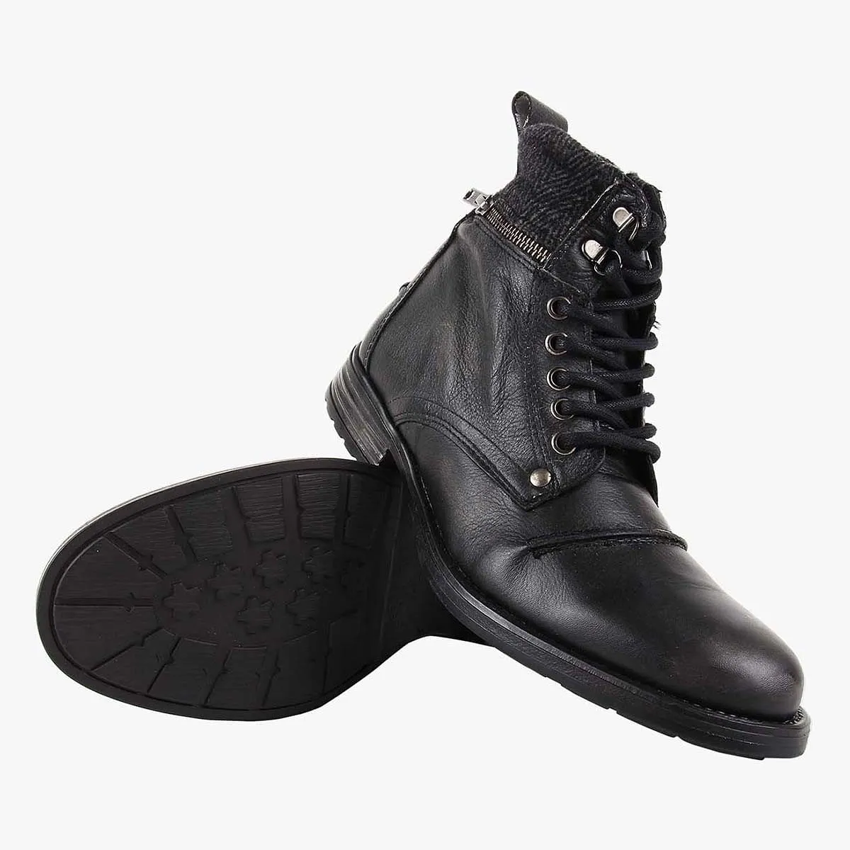 Gunner Black Boots