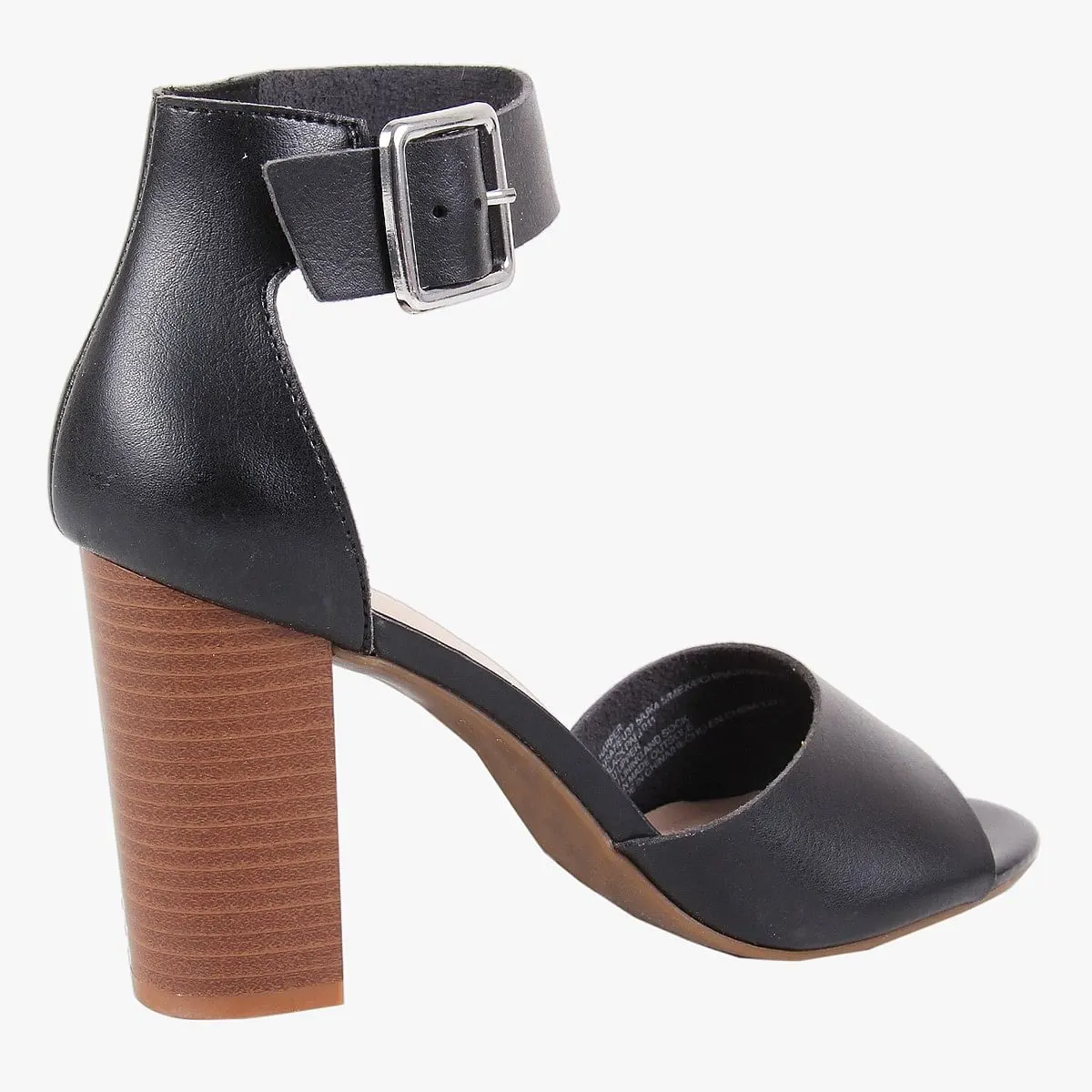 Harperr Black Heel Sandals