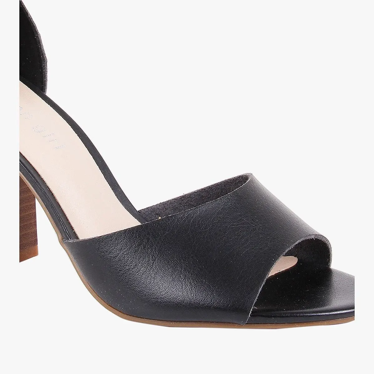 Harperr Black Heel Sandals