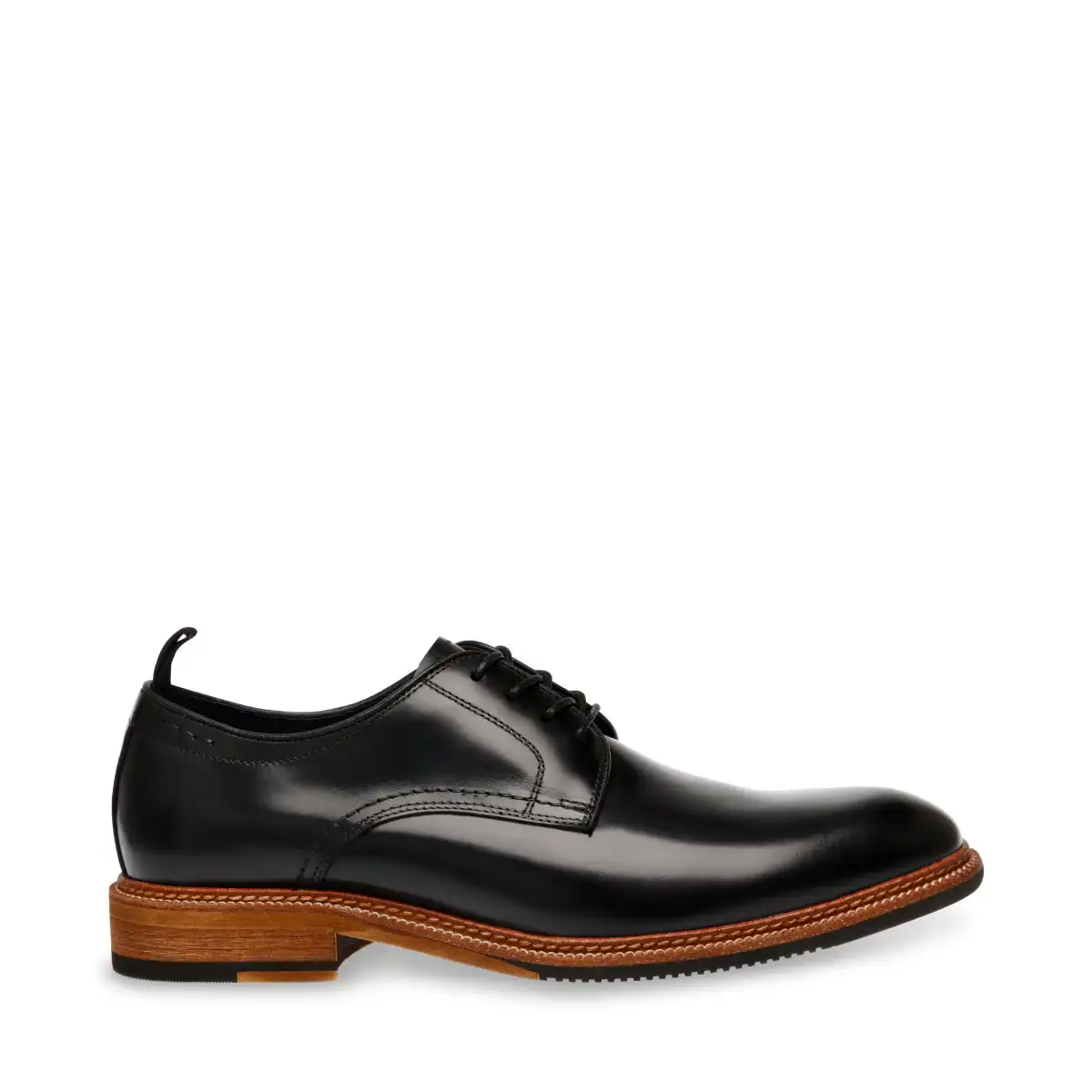 Jabian Black Tie-Ups & Dress Loafers