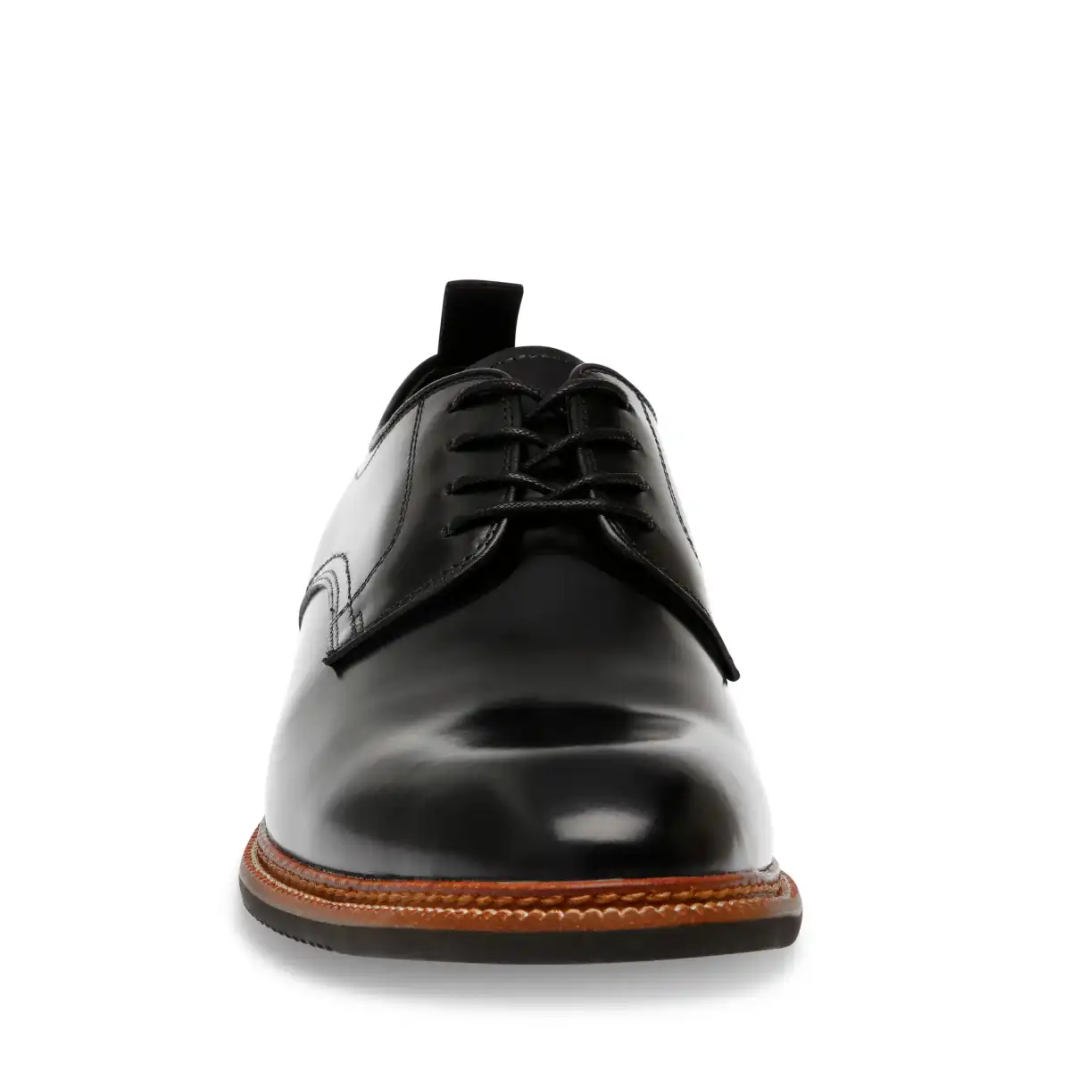 Jabian Black Tie-Ups & Dress Loafers