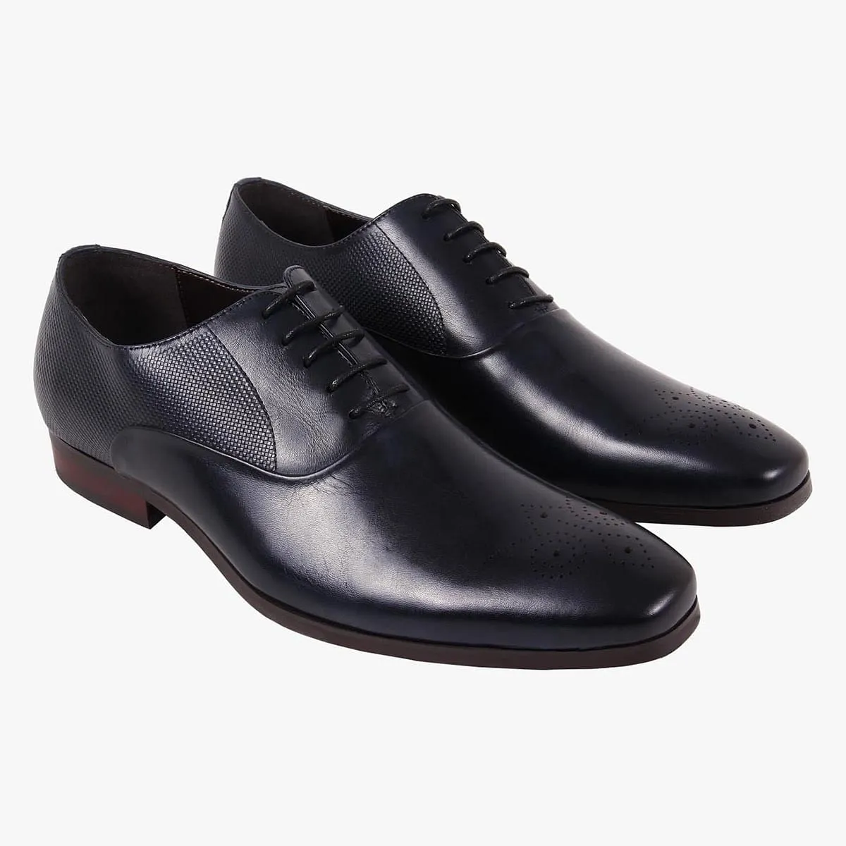Jercin Blue Tie-Ups & Dress Loafers