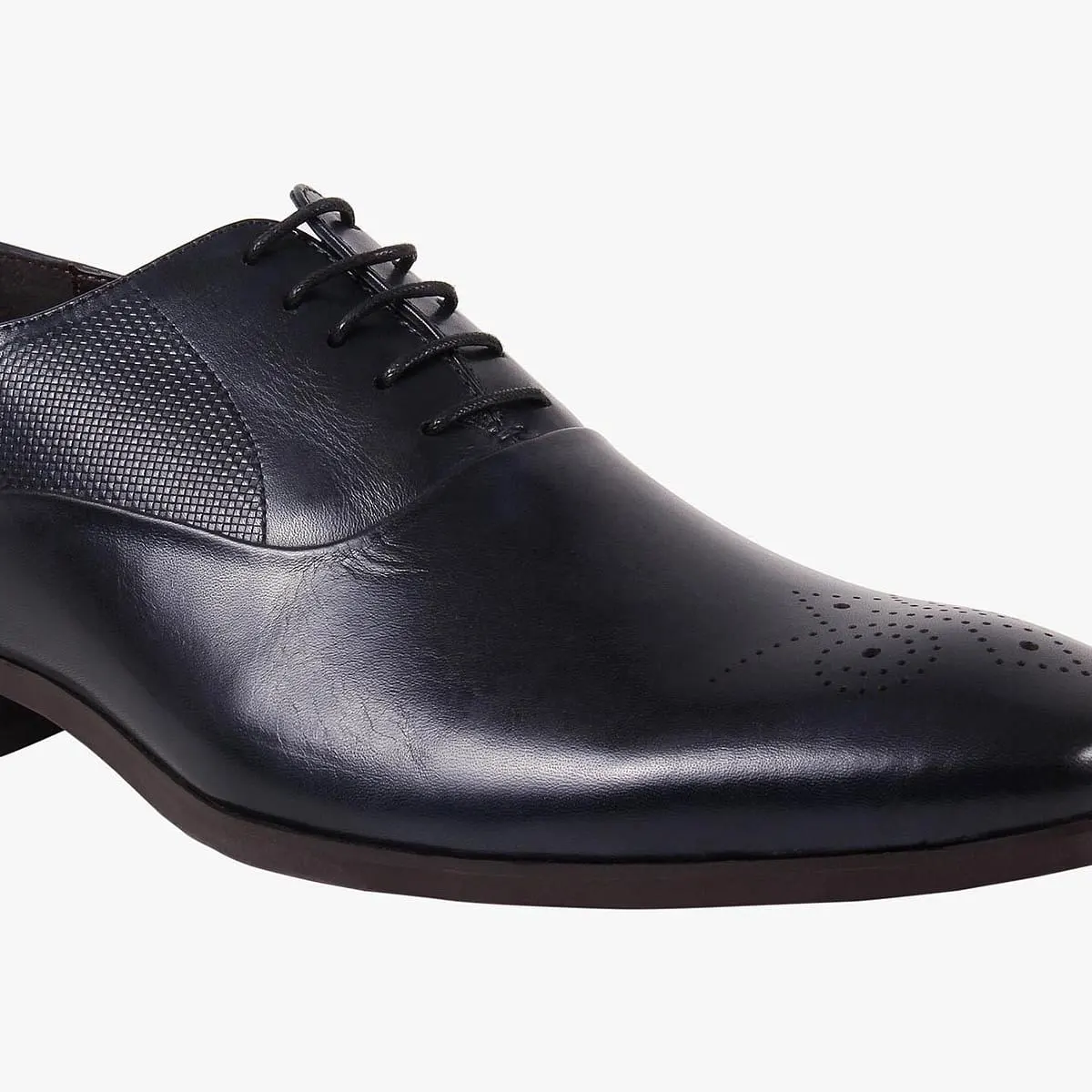 Jercin Blue Tie-Ups & Dress Loafers