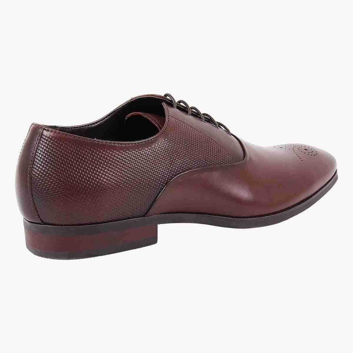 Jercin Brown Tie-Ups & Dress Loafers