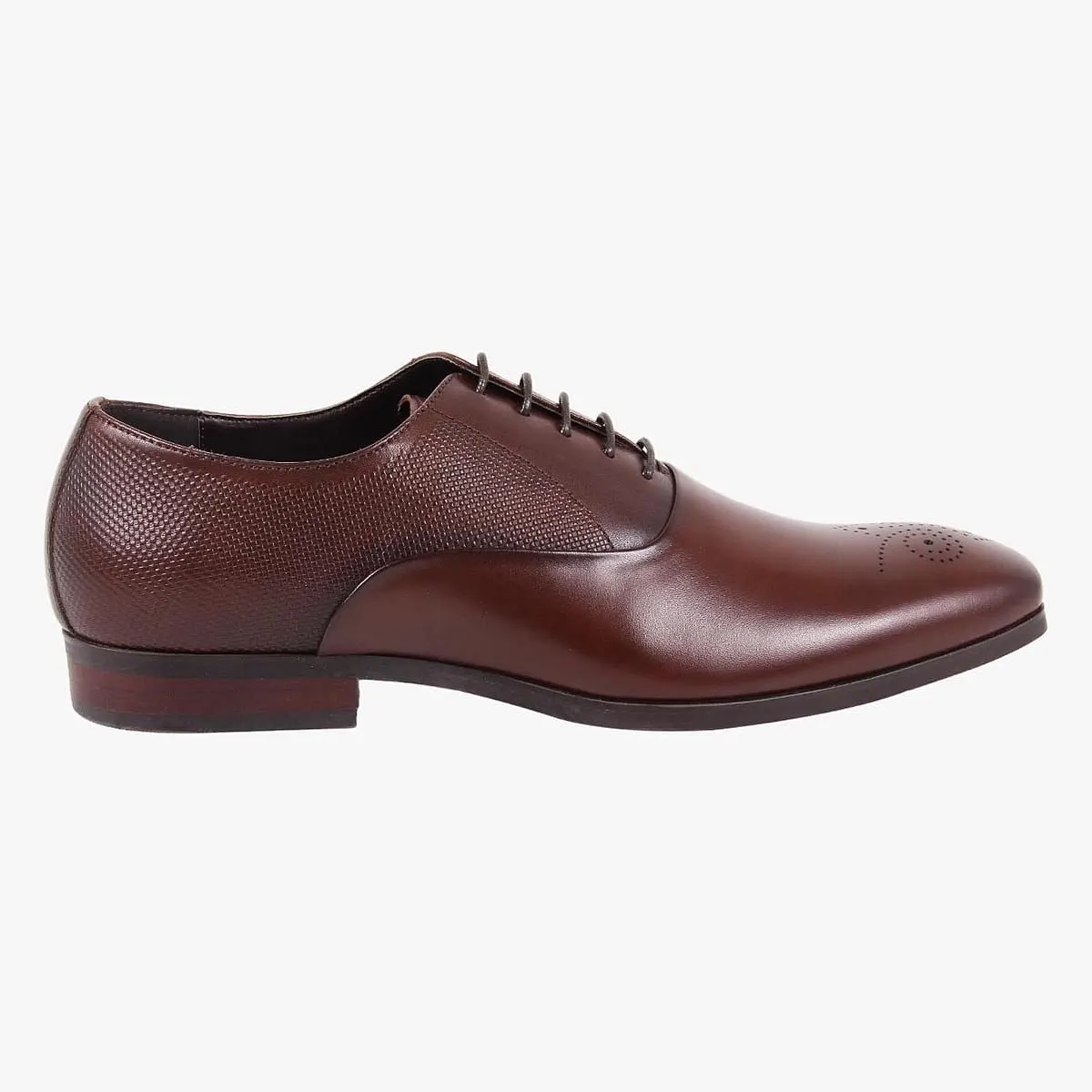 Jercin Brown Tie-Ups & Dress Loafers