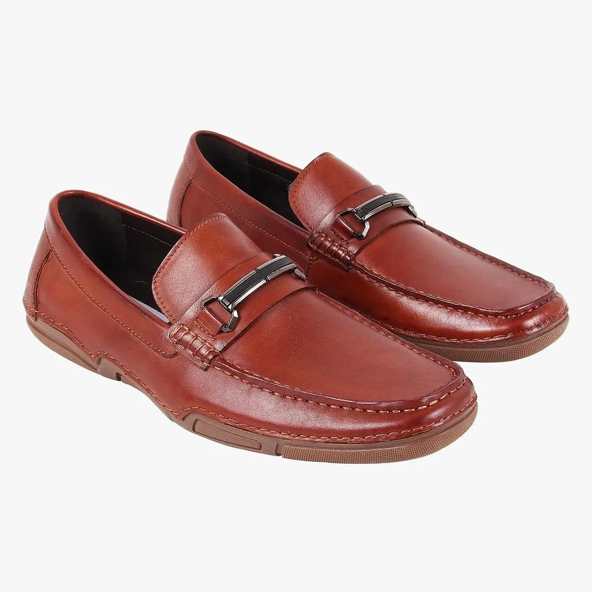 Jinks Brown Driver Loafers