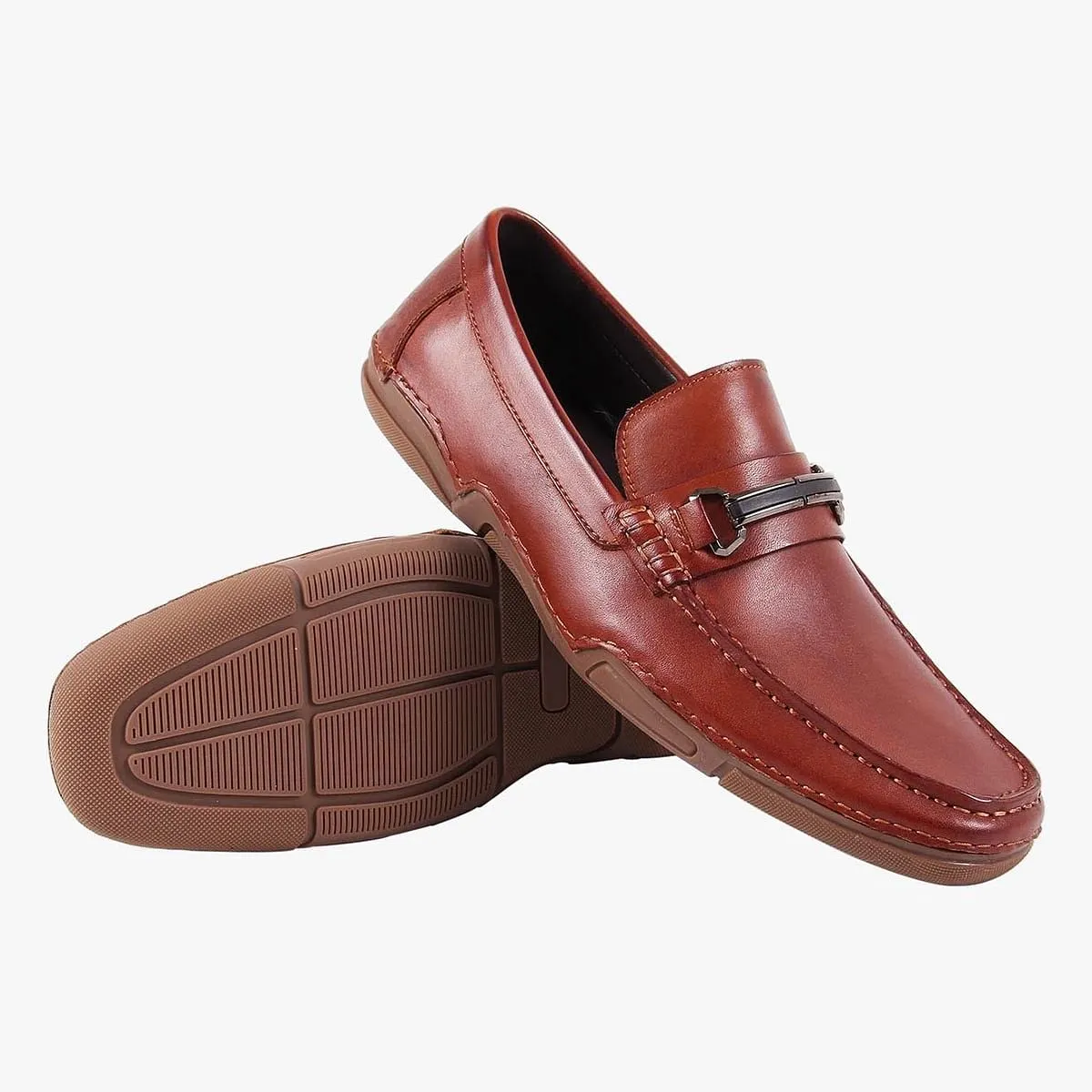 Jinks Brown Driver Loafers