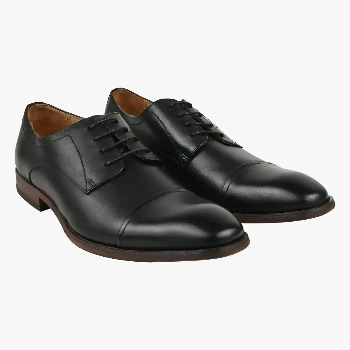 Kaine Black Tie-Ups & Dress Loafers