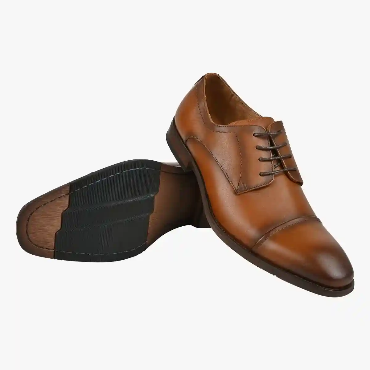 Kaine Brown Tie-Ups & Dress Loafers