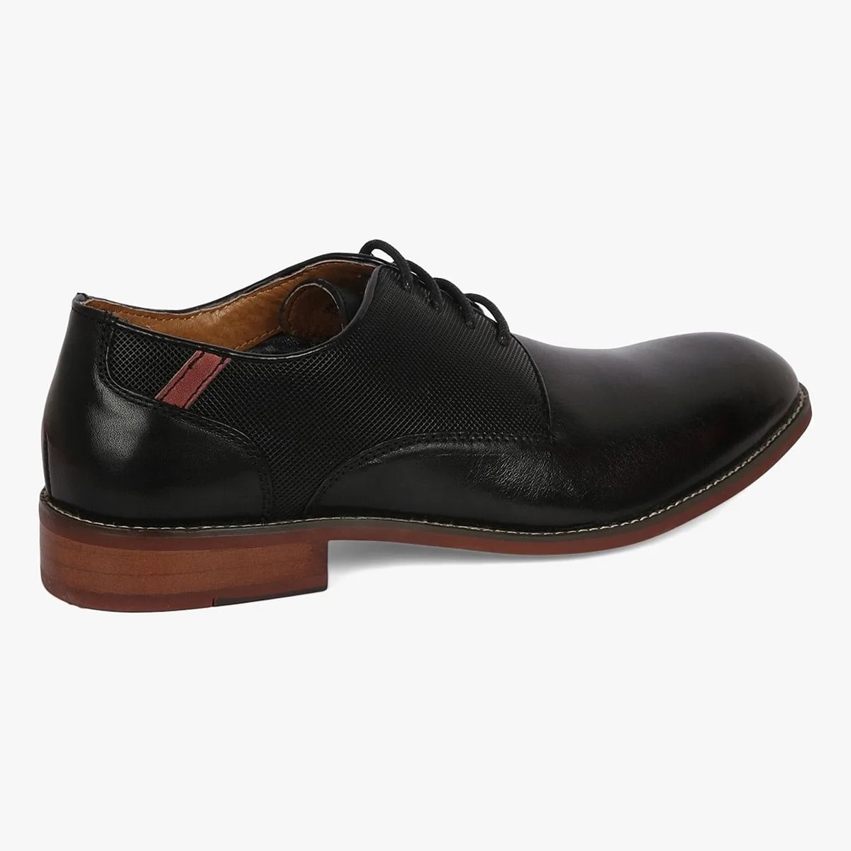 Landers Black Tie-Ups & Dress Loafers
