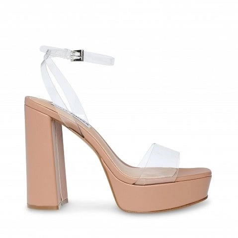 Lessa Transparent Heel Sandals