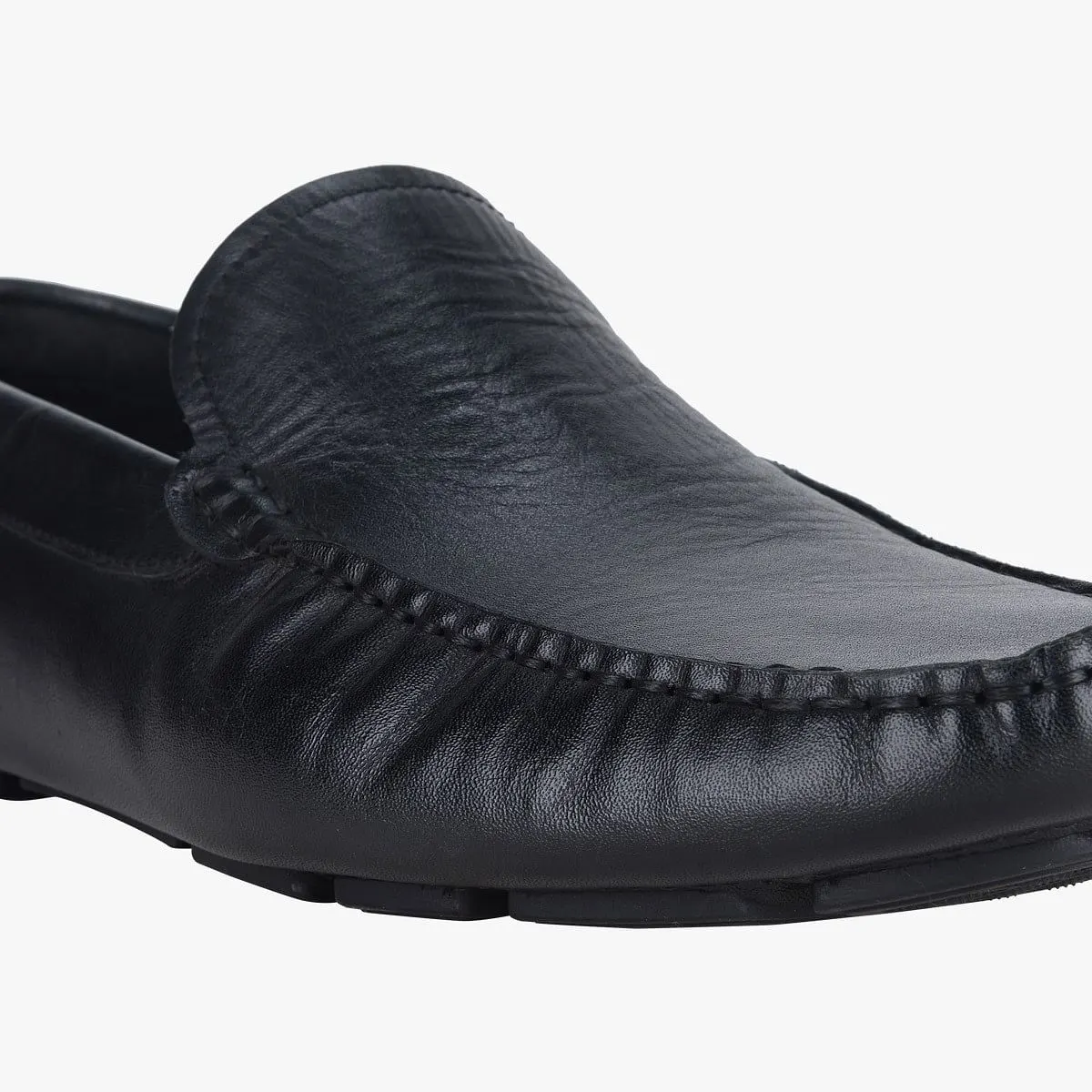 Los Black Driver Loafers