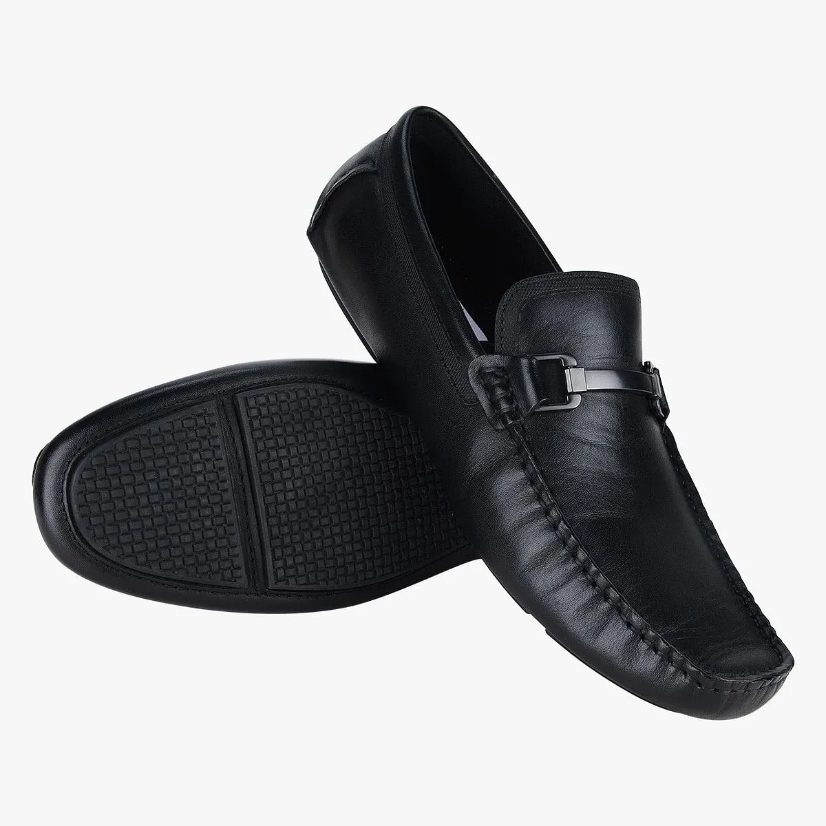Lulu Black Driver Loafers