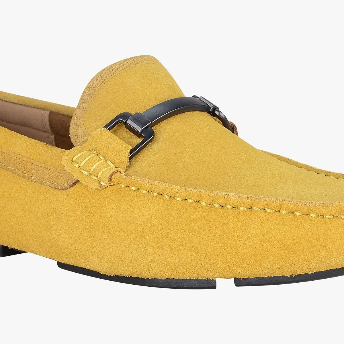 Lulu Yellow Driver Loafers