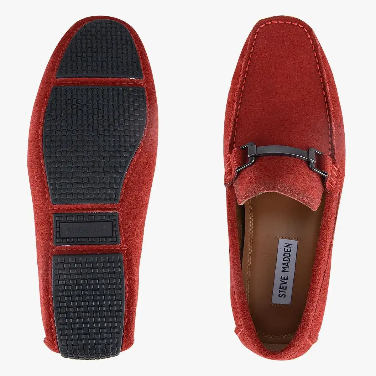 Lulu Red Driver Loafers