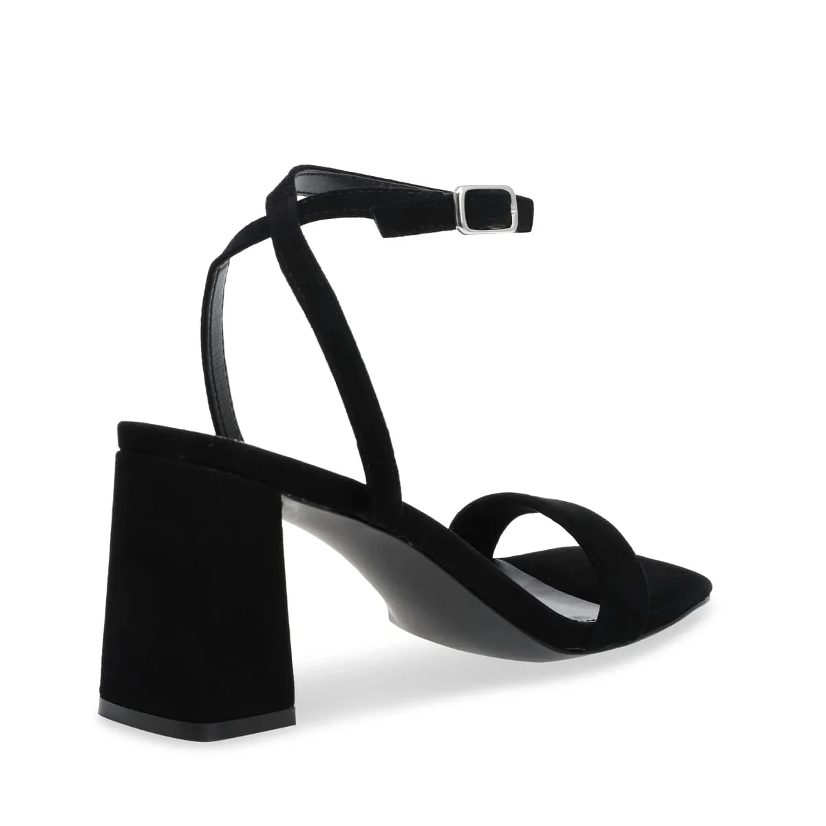 Luxe Black Heel Sandals