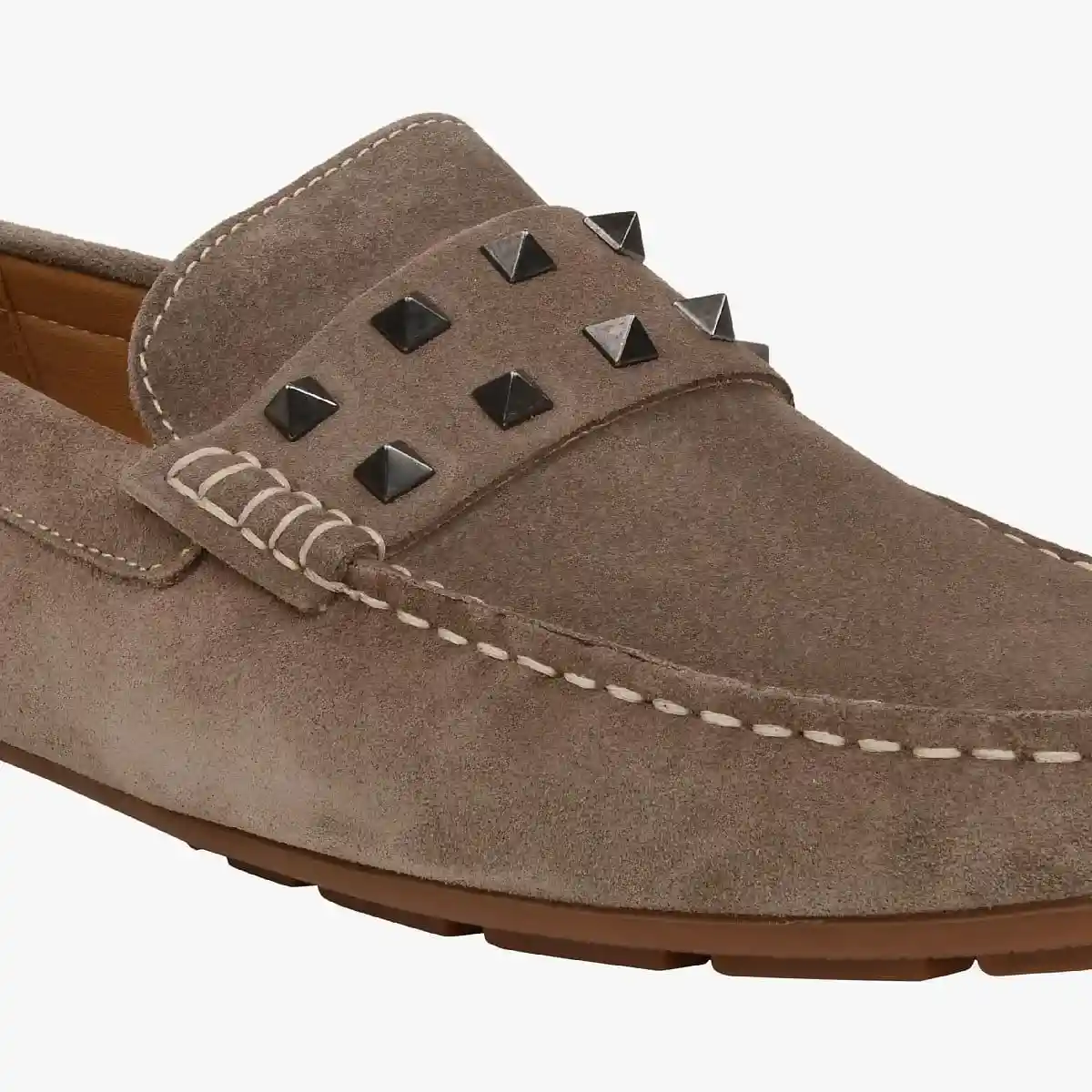Marionn Grey Driver Loafers
