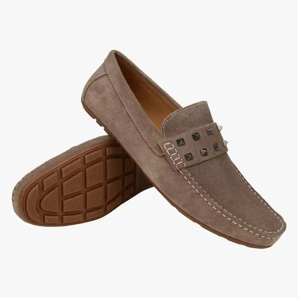 Marionn Grey Driver Loafers