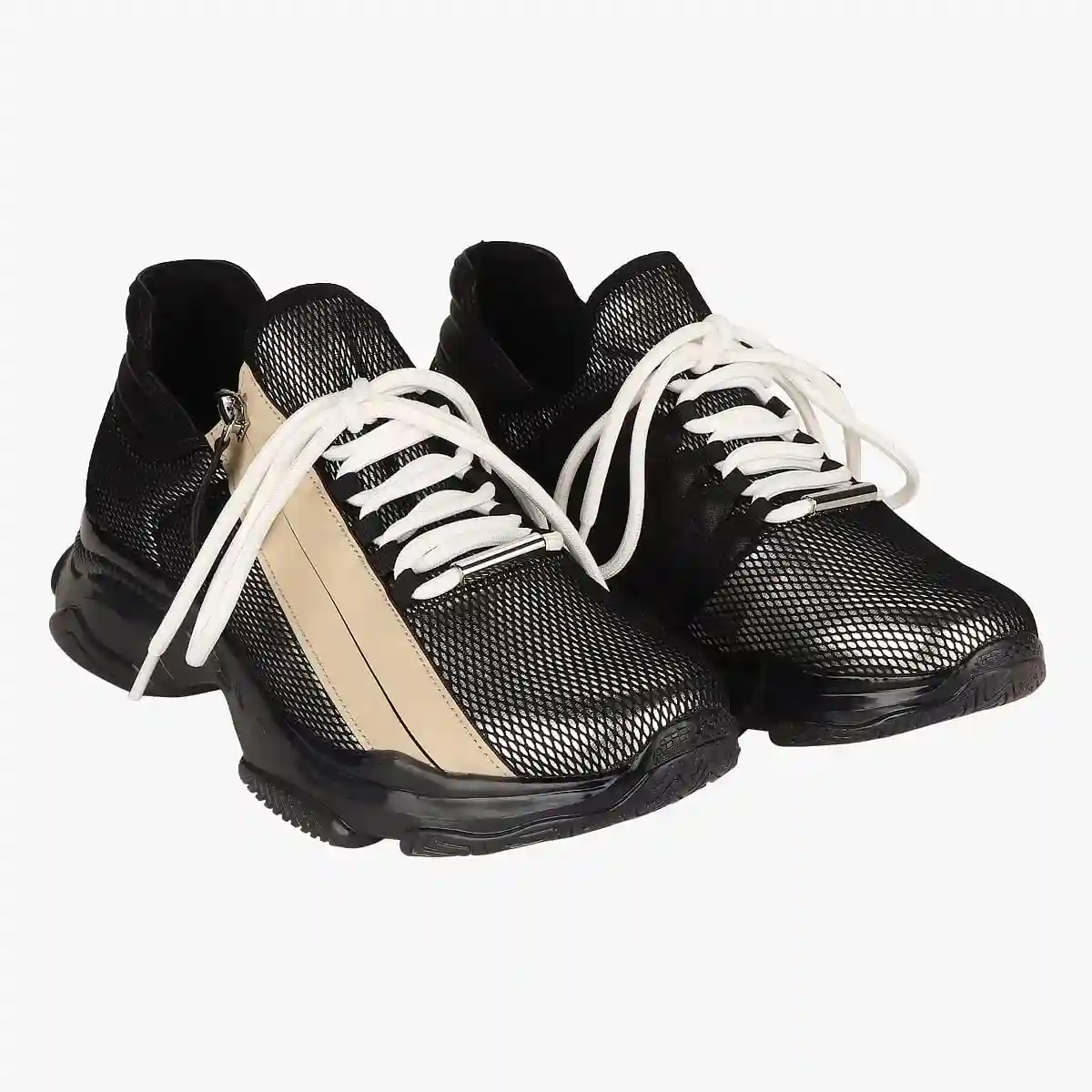 Max-Zip Black Sneakers