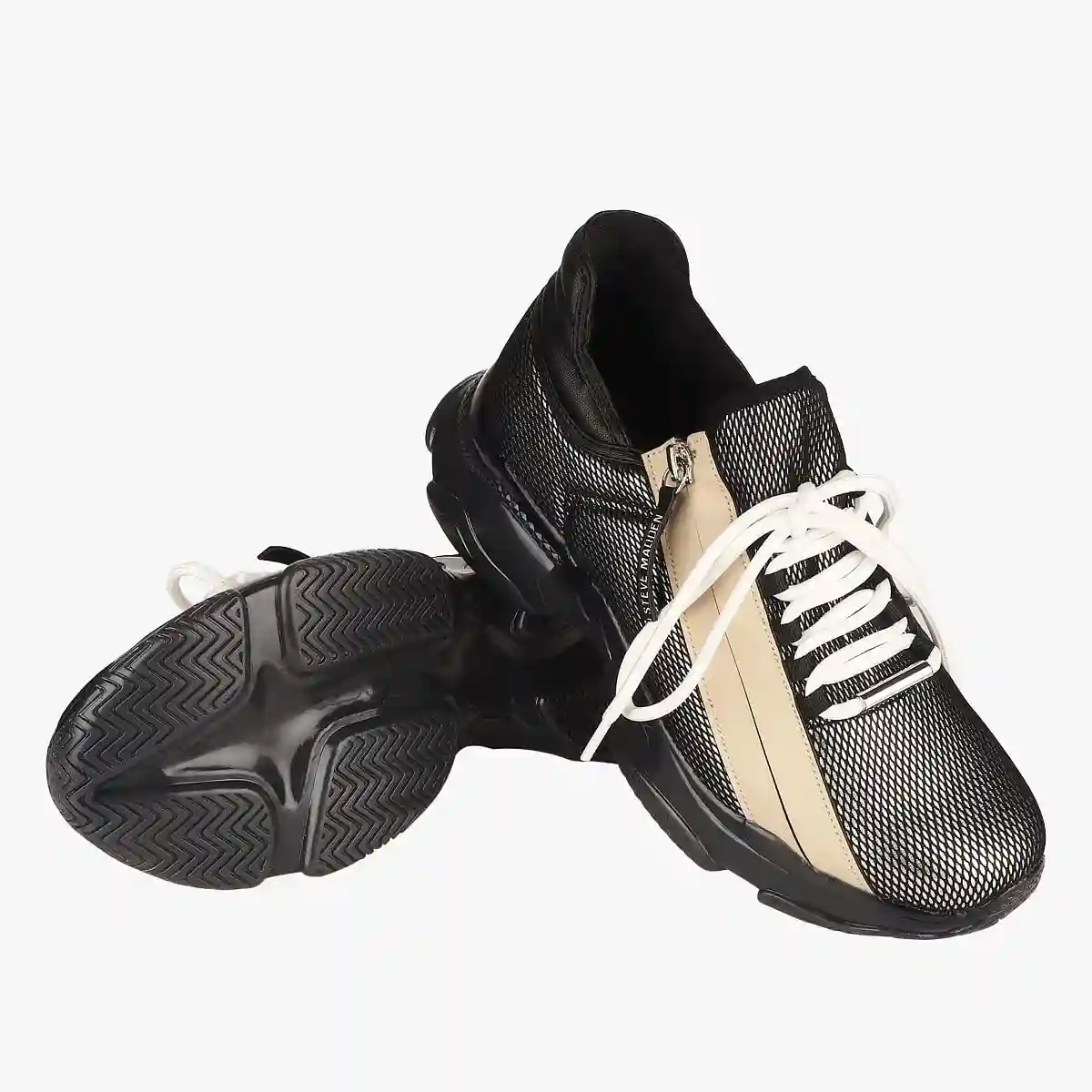 Max-Zip Black Sneakers