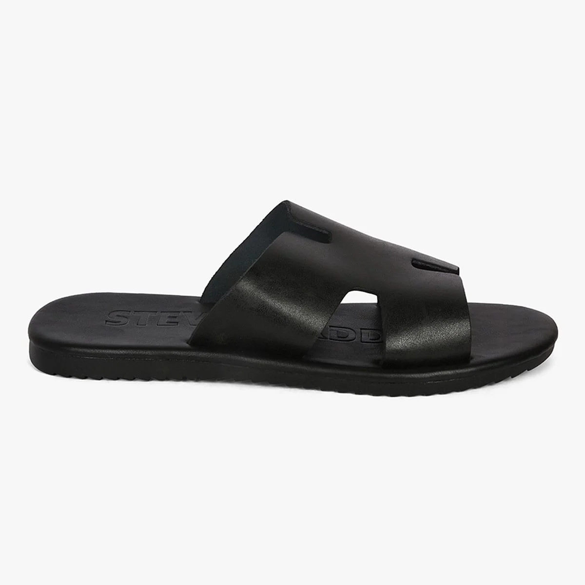 Melborn Black Sandals & Flip Flops