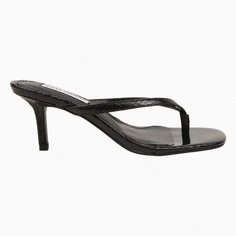 Melrose Black Heel Sandals