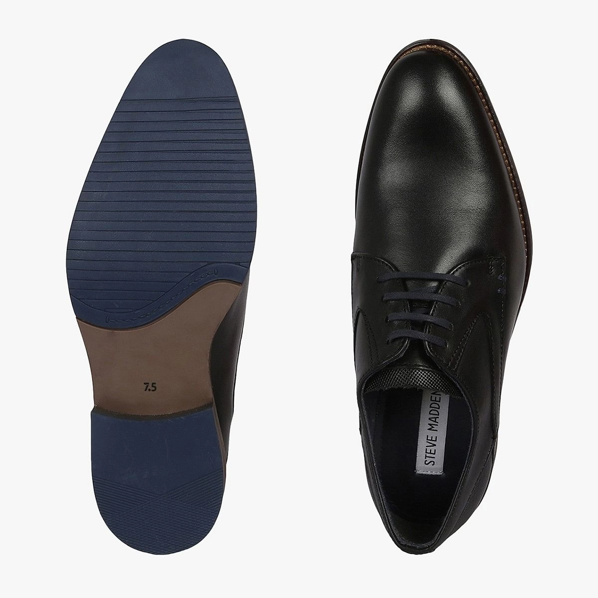 Nikko Black Tie-Ups & Dress Loafers