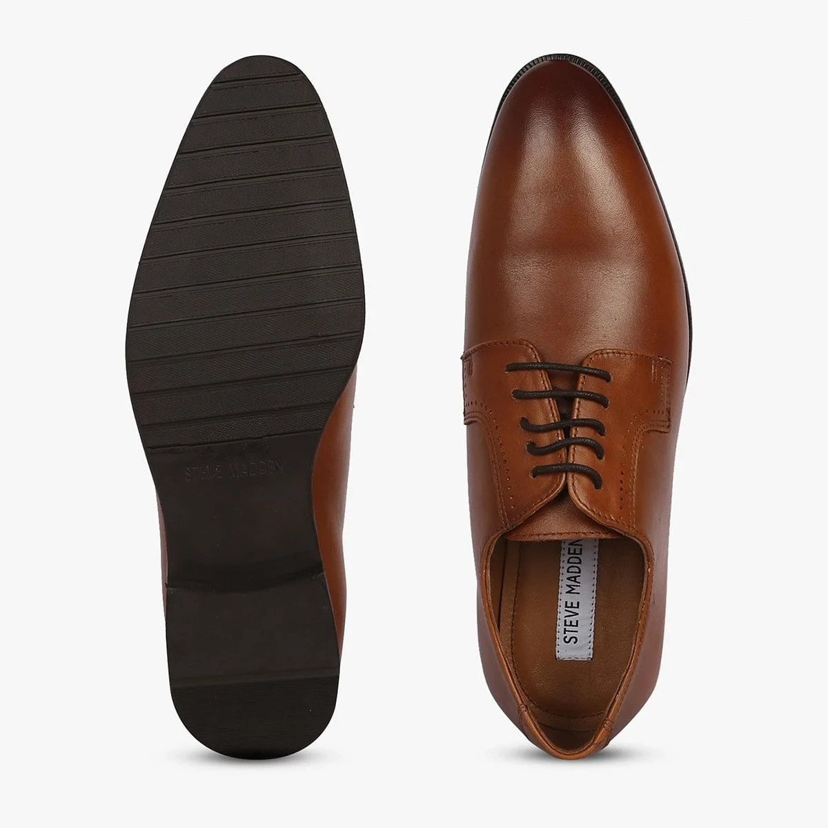 Nikko Brown Tie-Ups & Dress Loafers | Steve Madden display picture 1