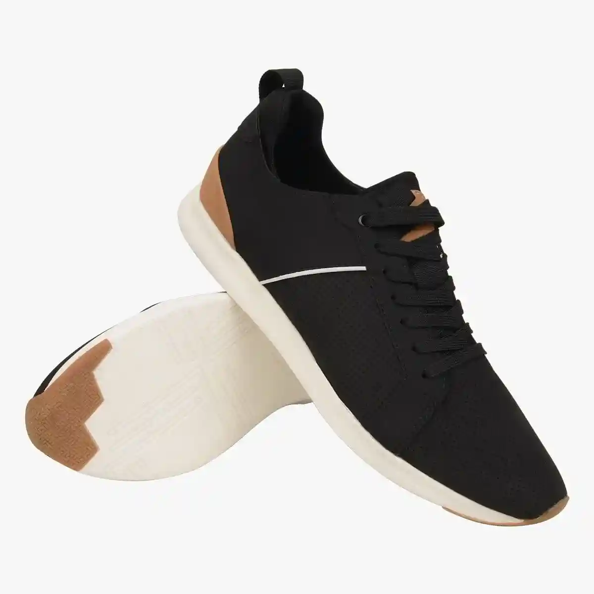 P-Scoop Black Sneakers