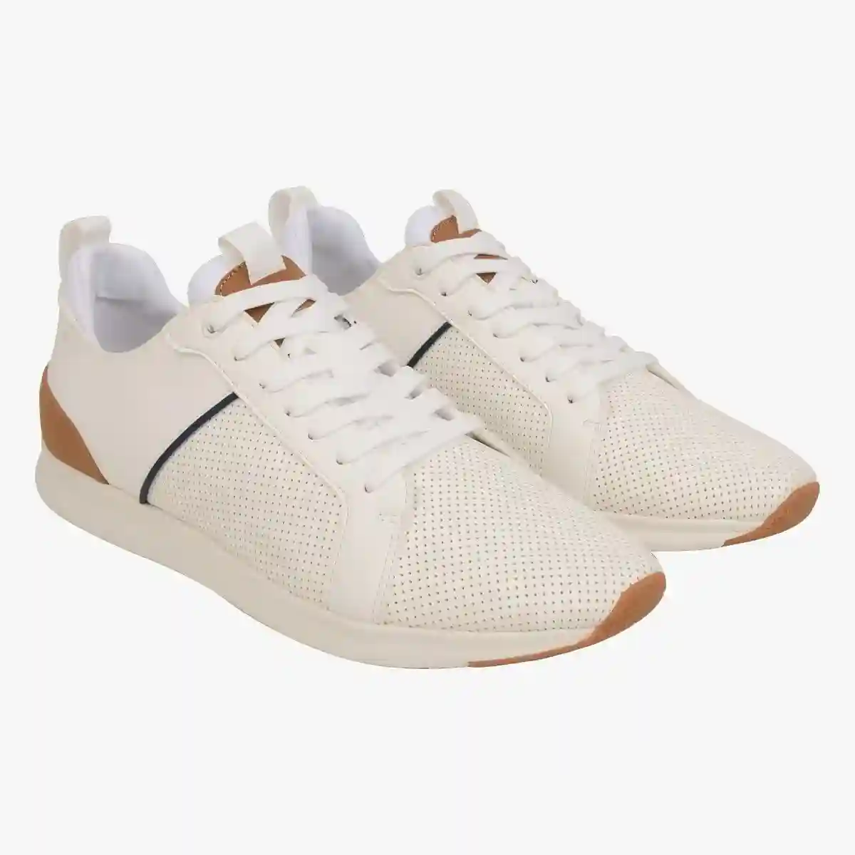 P-Scoop White Sneakers