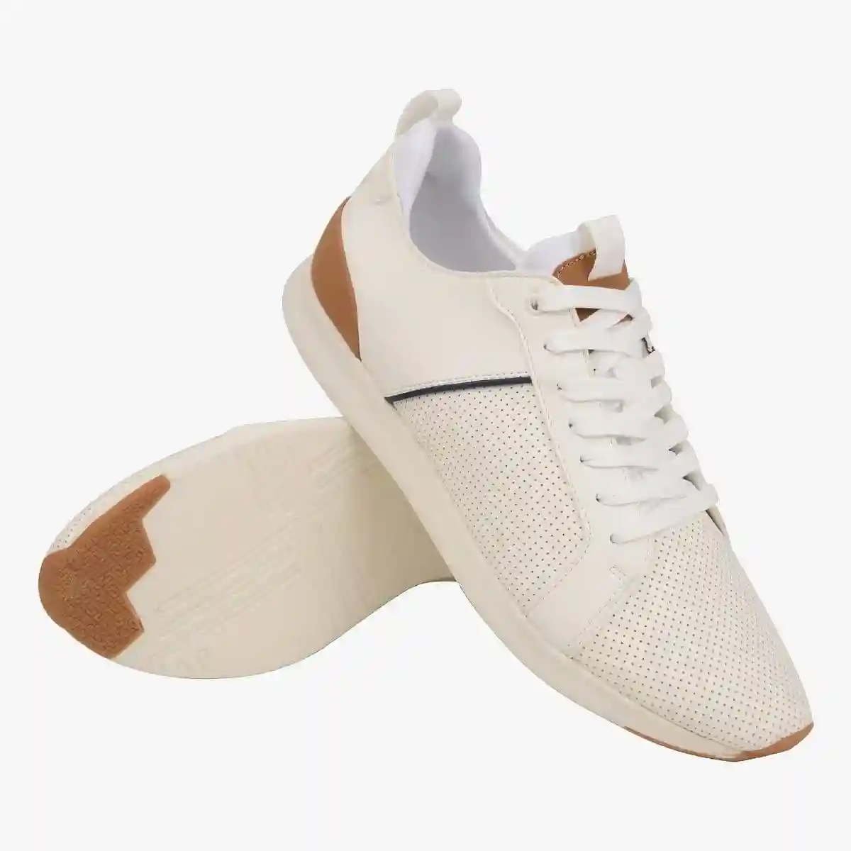 P-Scoop White Sneakers