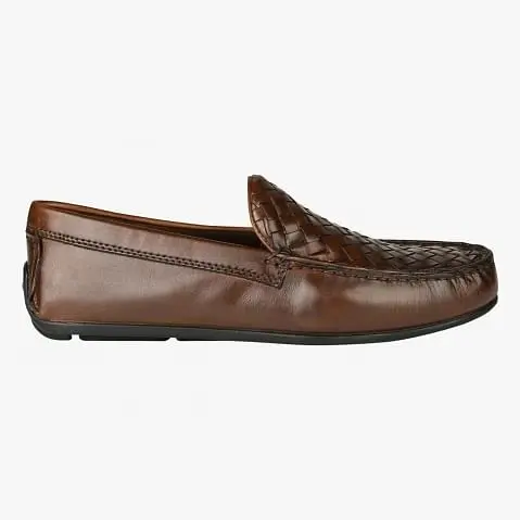 Samooth Brown Driver Loafers