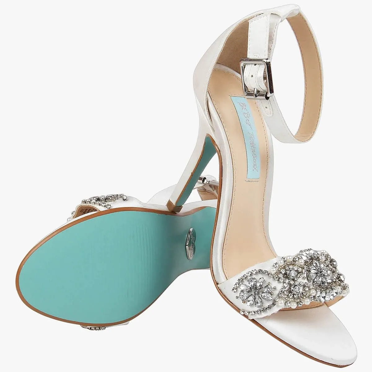 Sb-Juno White Heel Sandals