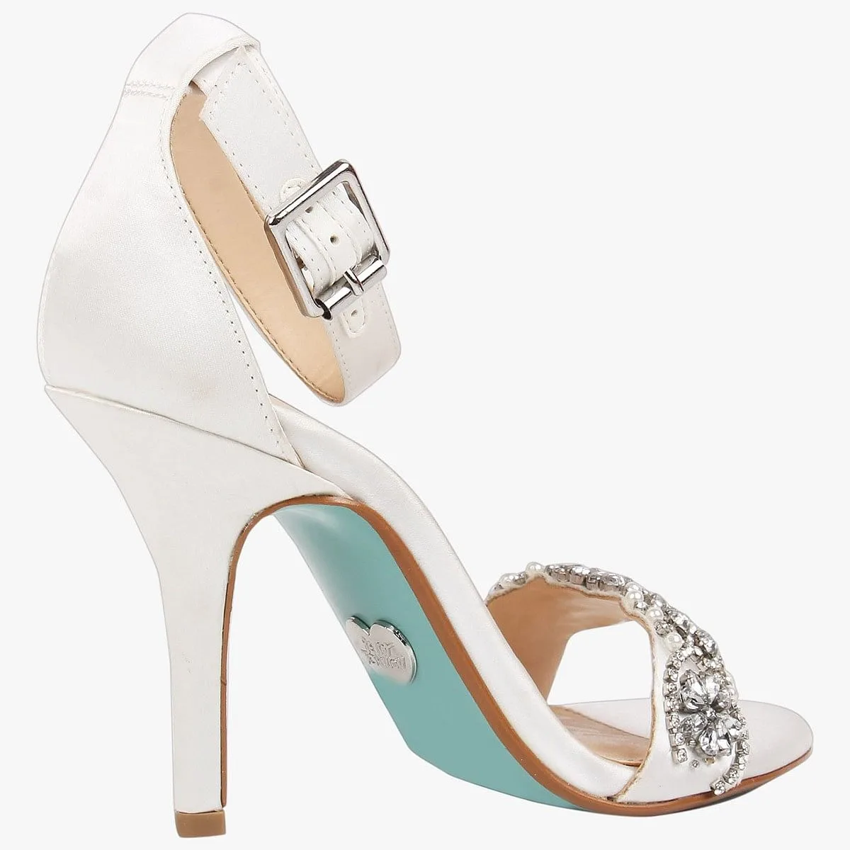 Sb-Juno White Heel Sandals