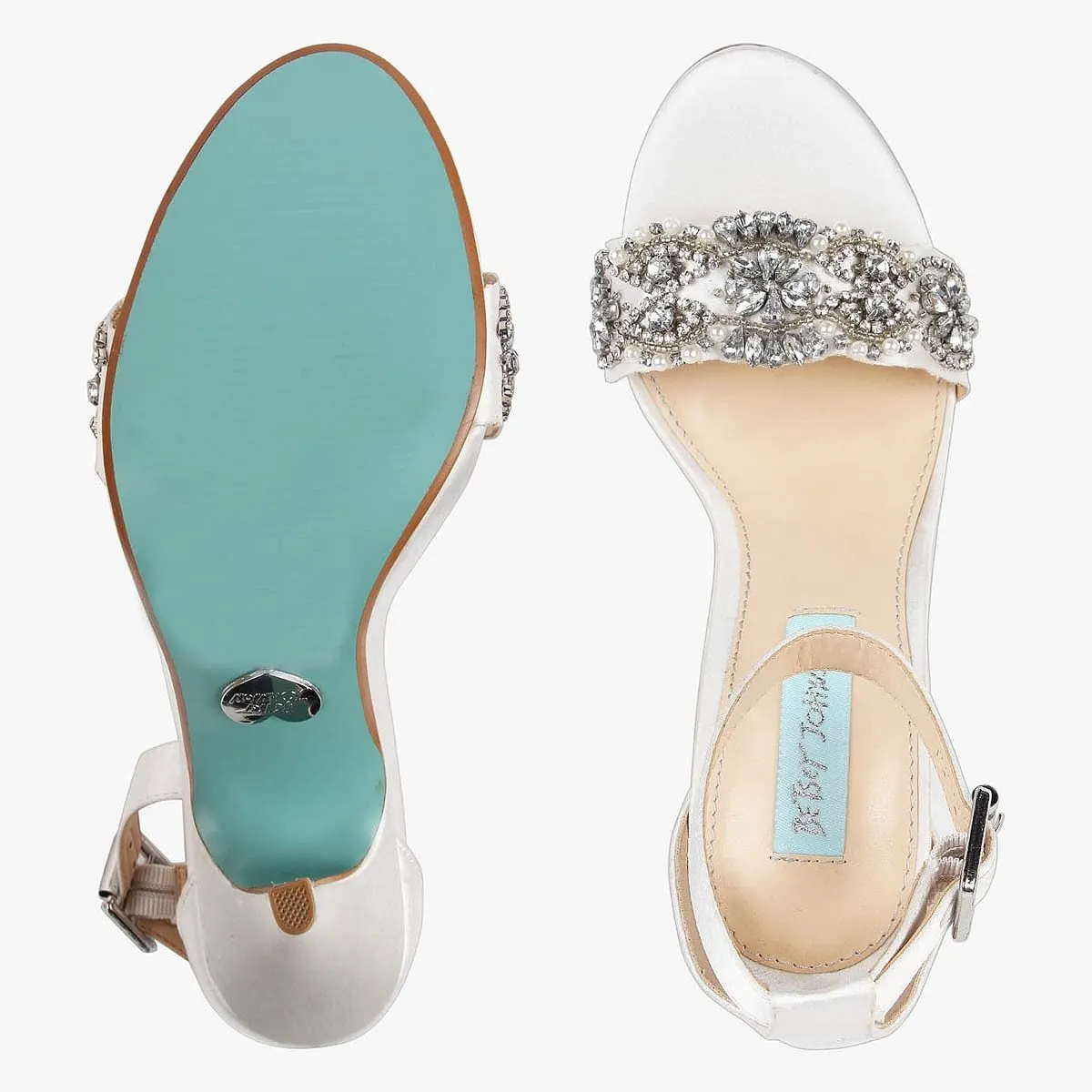 Sb-Juno White Heel Sandals