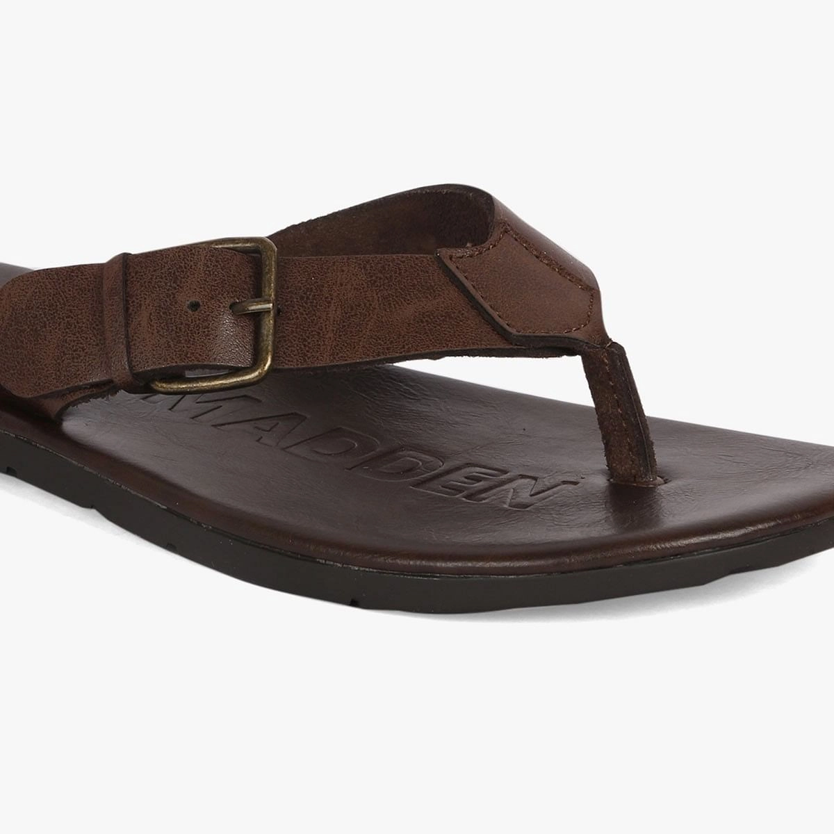 Secured Brown Sandals & Flip Flops