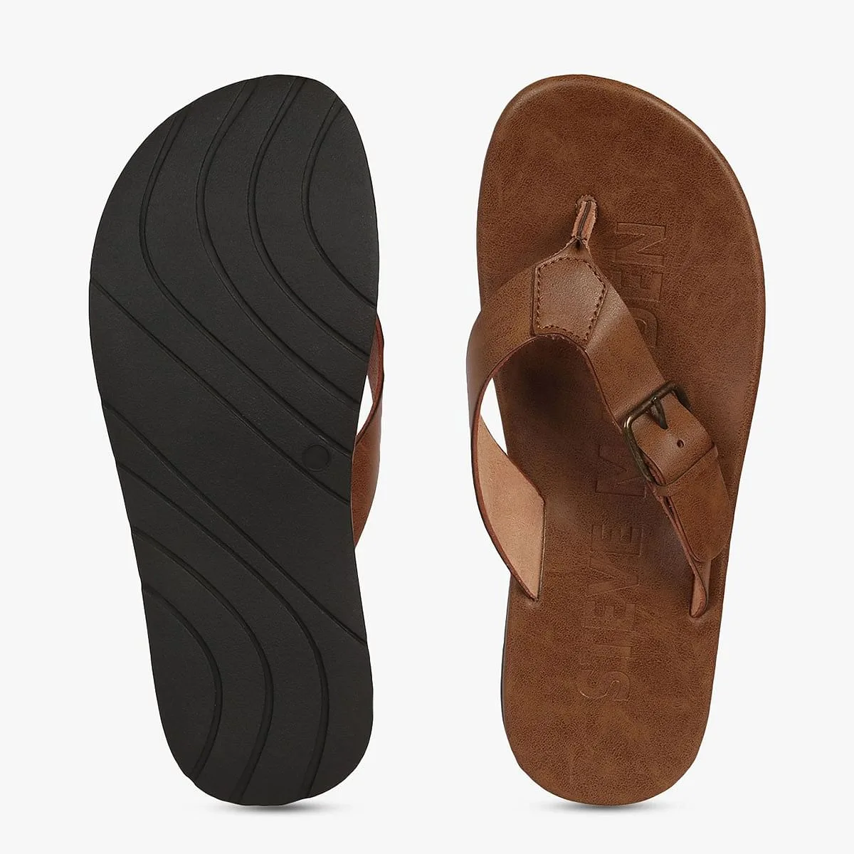 Secured Red Sandals & Flip Flops