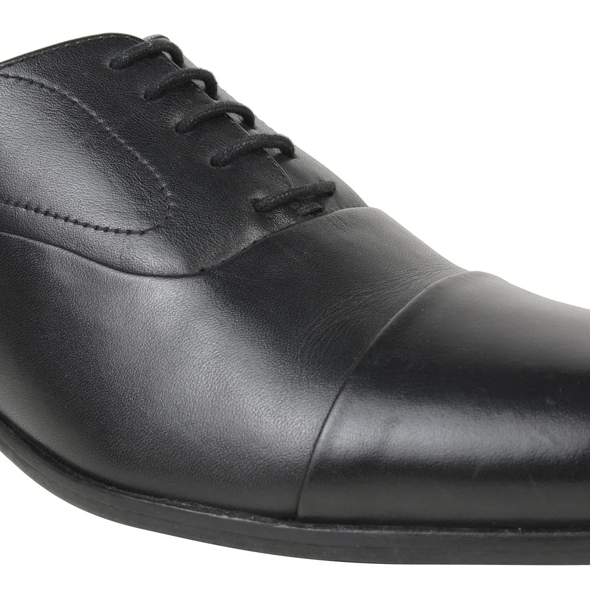 Sm-1001 Black Tie-Ups & Dress Loafers