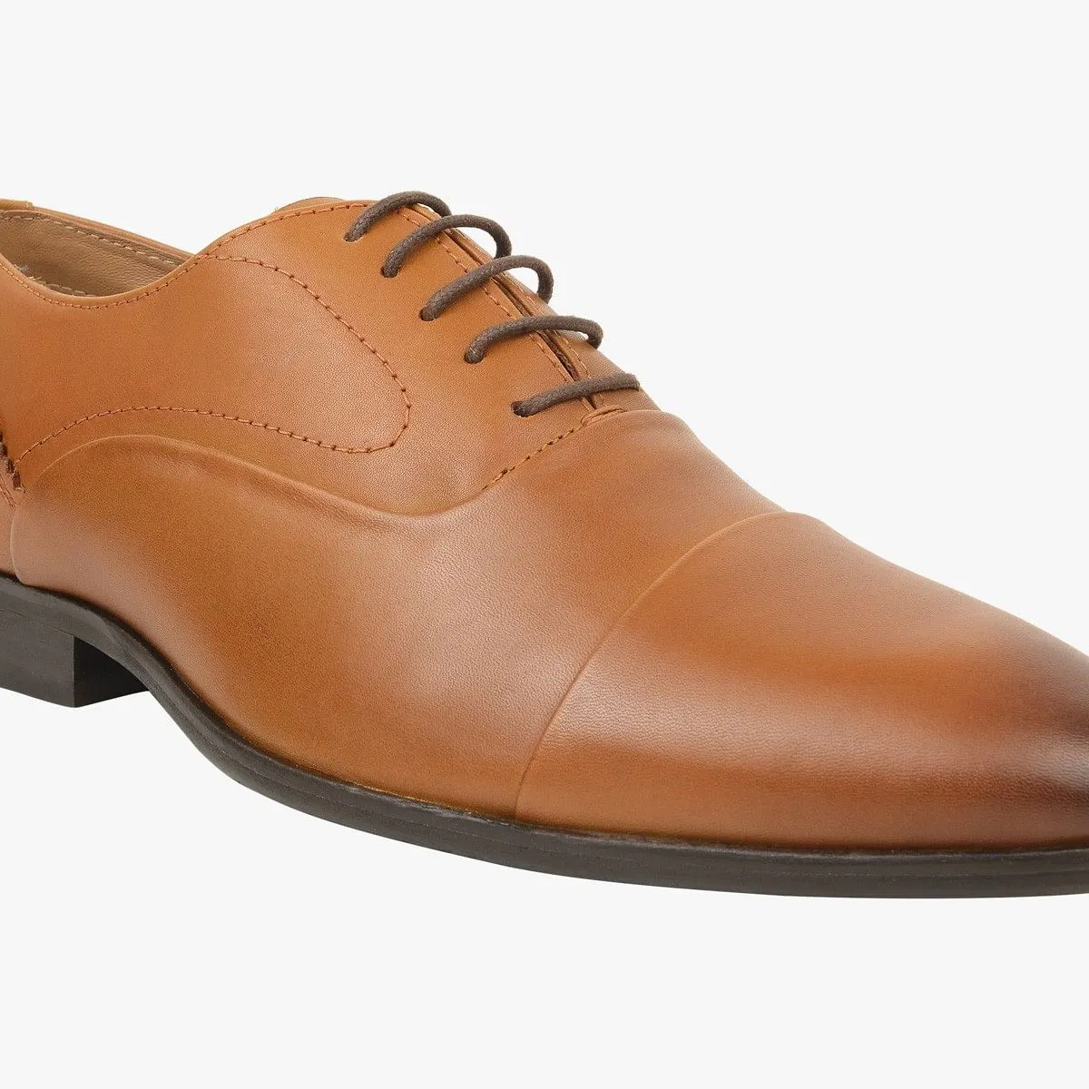 Sm-1001 Brown Tie-Ups & Dress Loafers