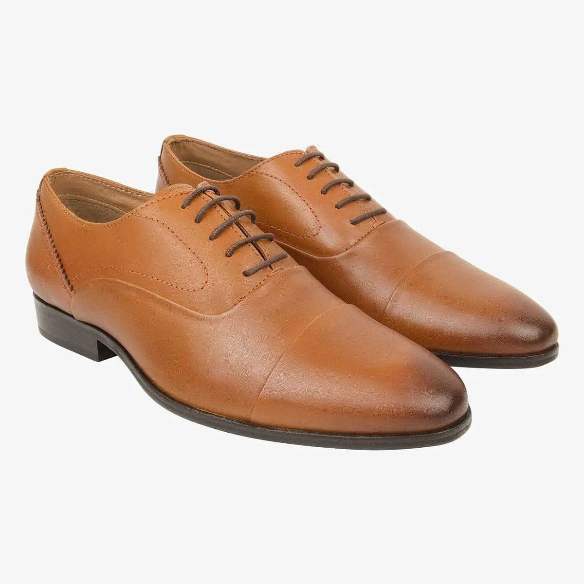 Sm-1001 Brown Tie-Ups & Dress Loafers