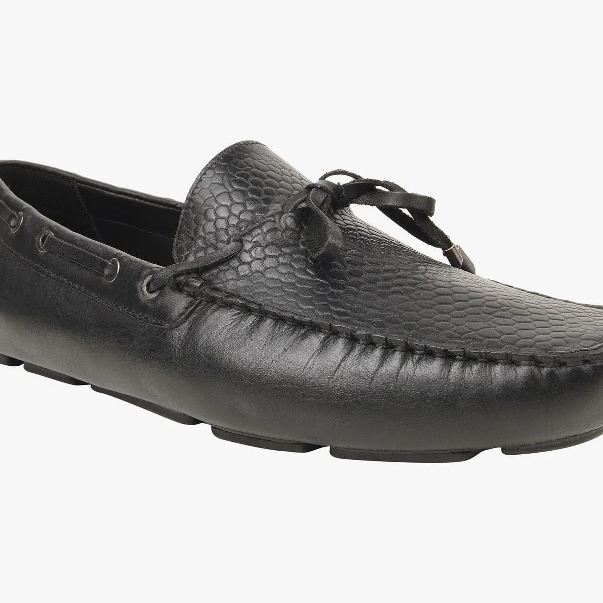 Sm-1106 Black Driver Loafers