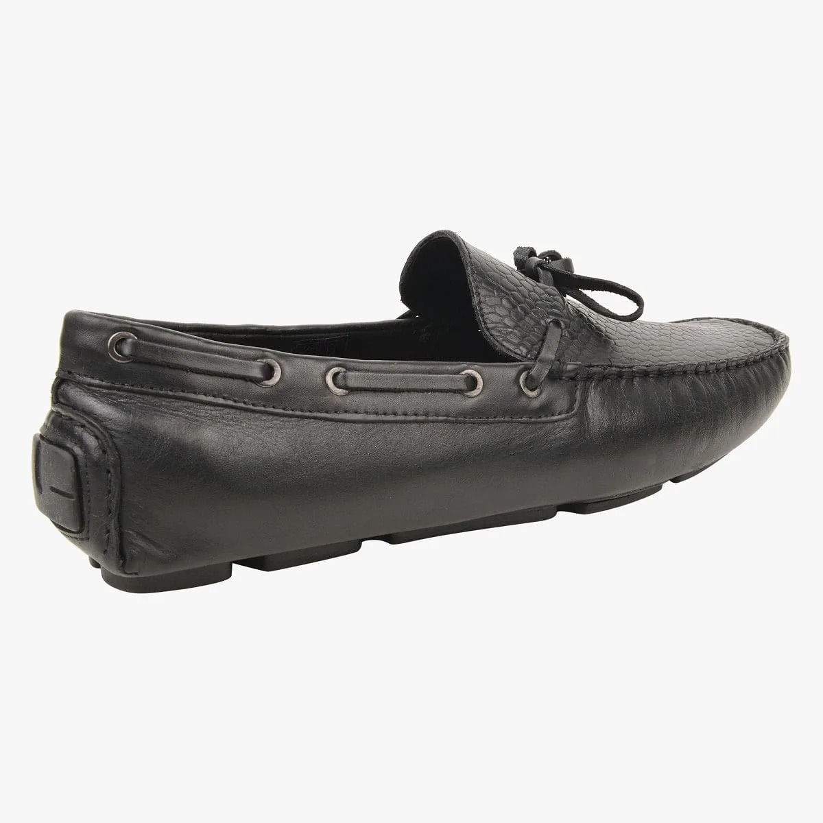 Sm-1106 Black Driver Loafers