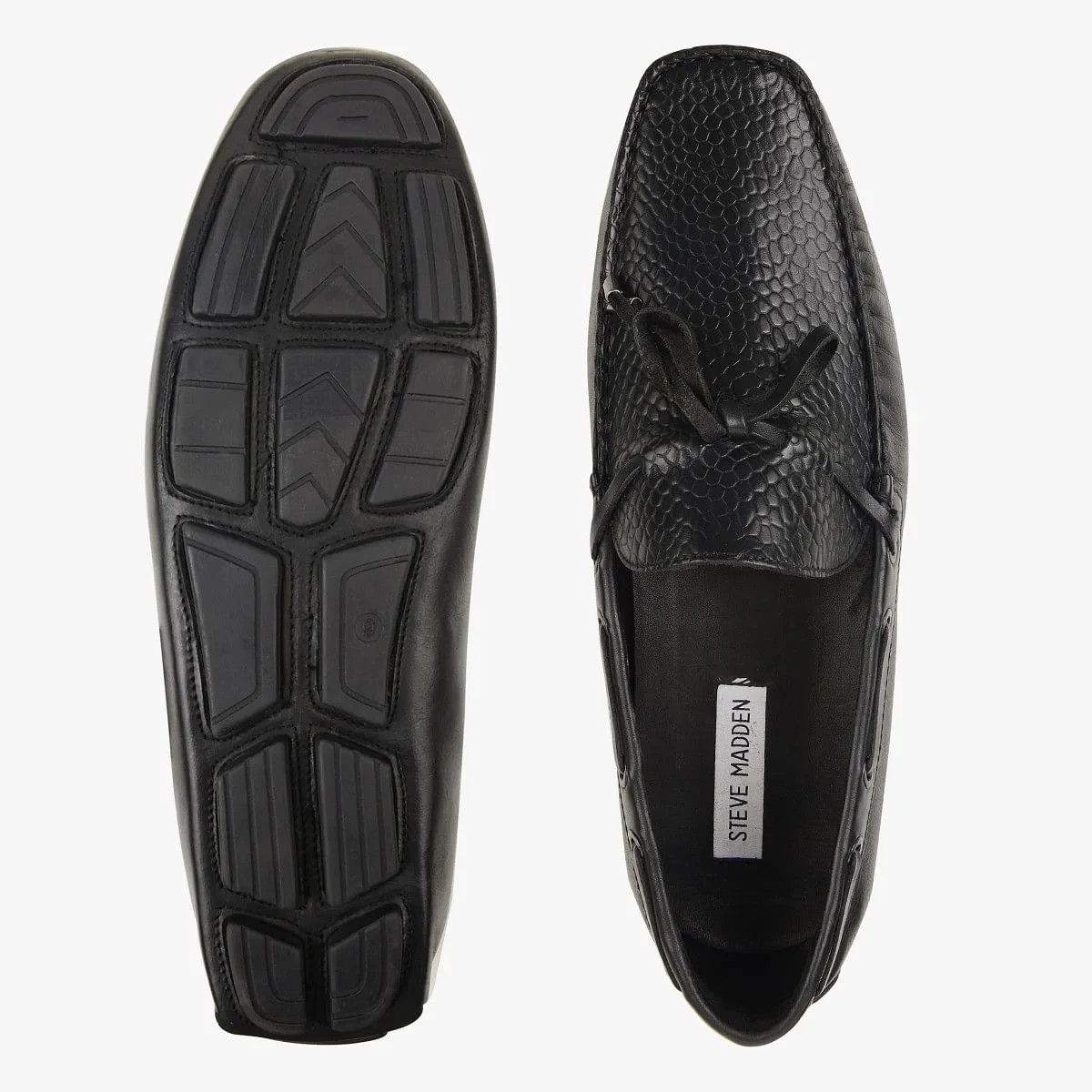 Sm-1106 Black Driver Loafers