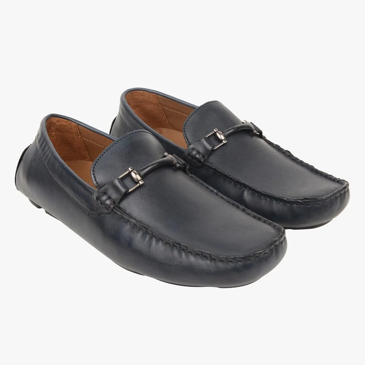 Sm-1107 Blue Driver Loafers