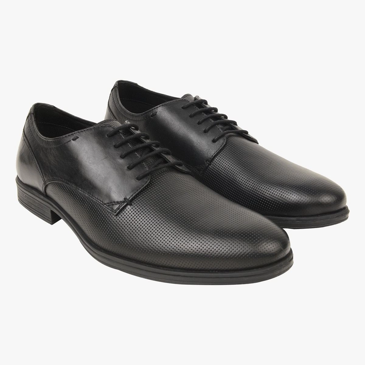 Sm-1108 Black Tie-Ups & Dress Loafers