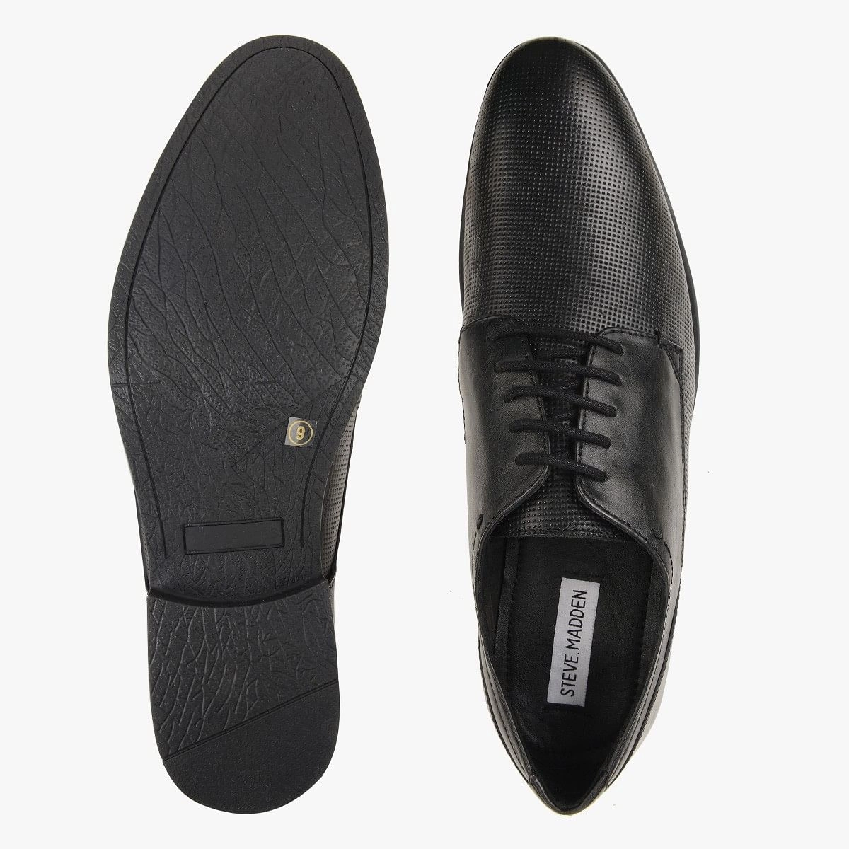 Sm-1108 Black Tie-Ups & Dress Loafers