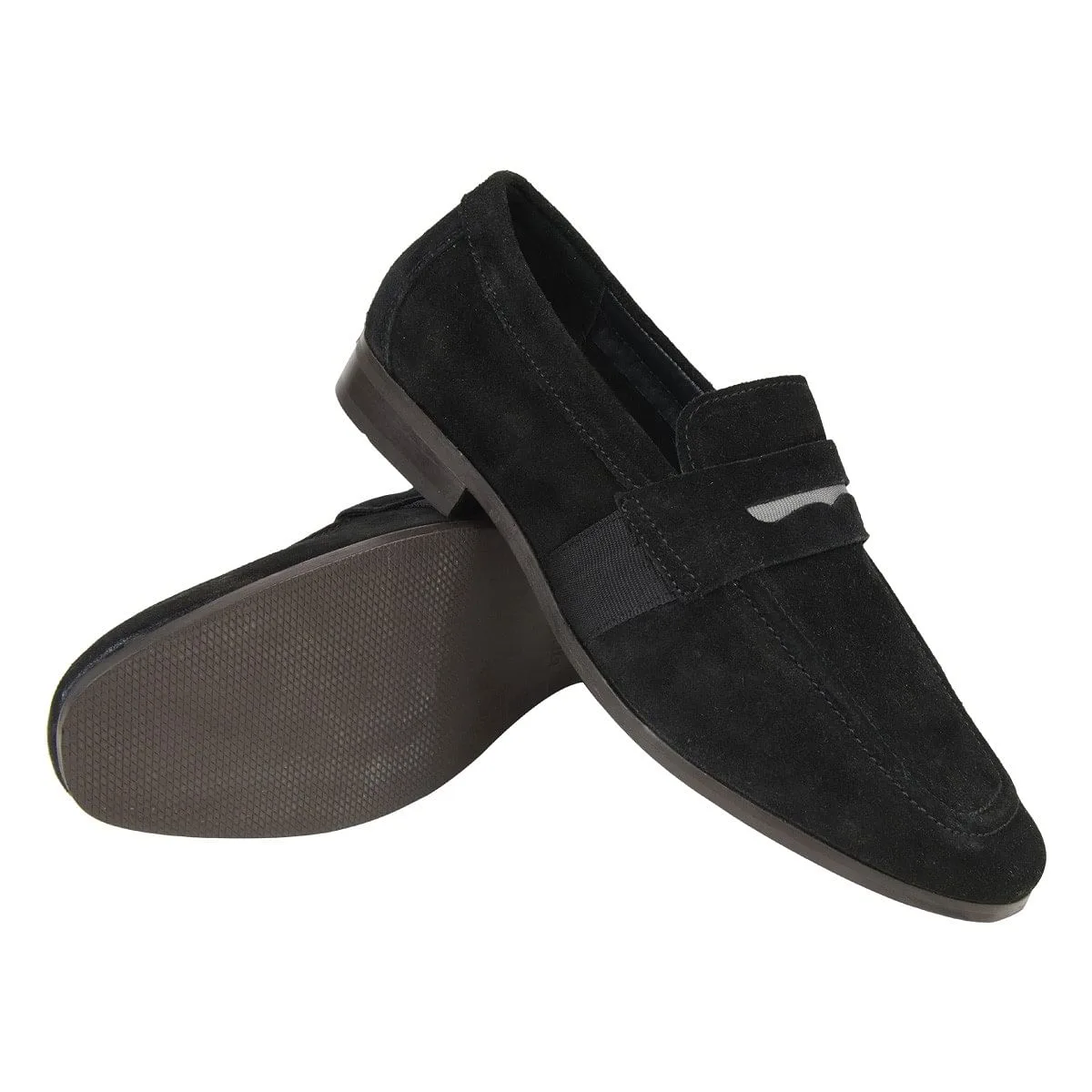 Sm-1111 Black Driver Loafers