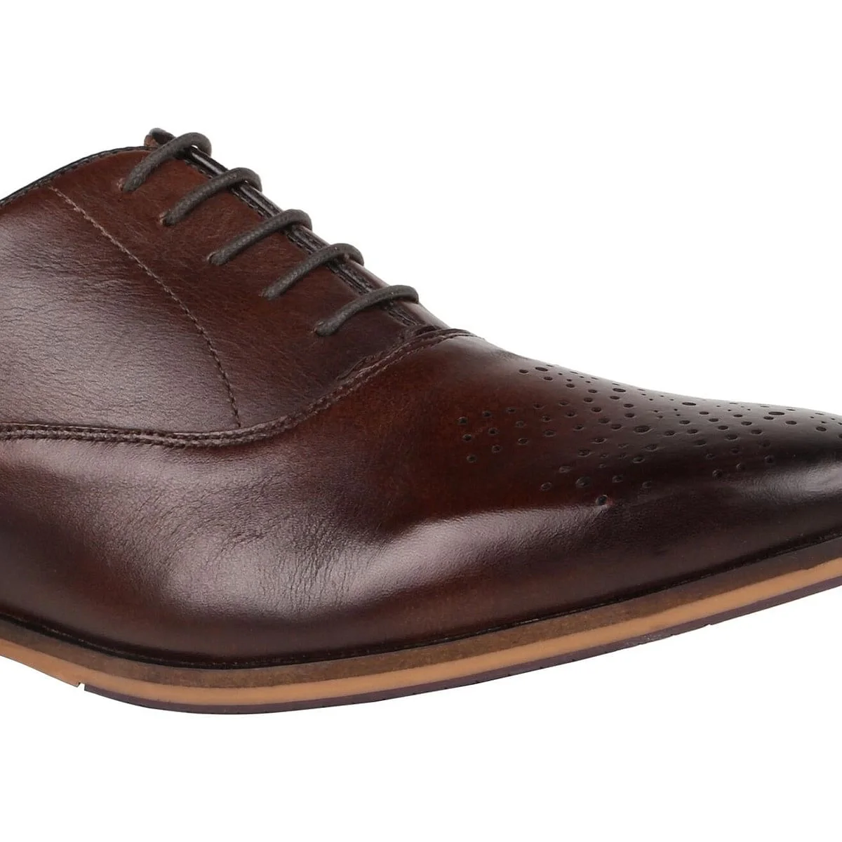 Sm-1113 Brown Tie-Ups & Dress Loafers