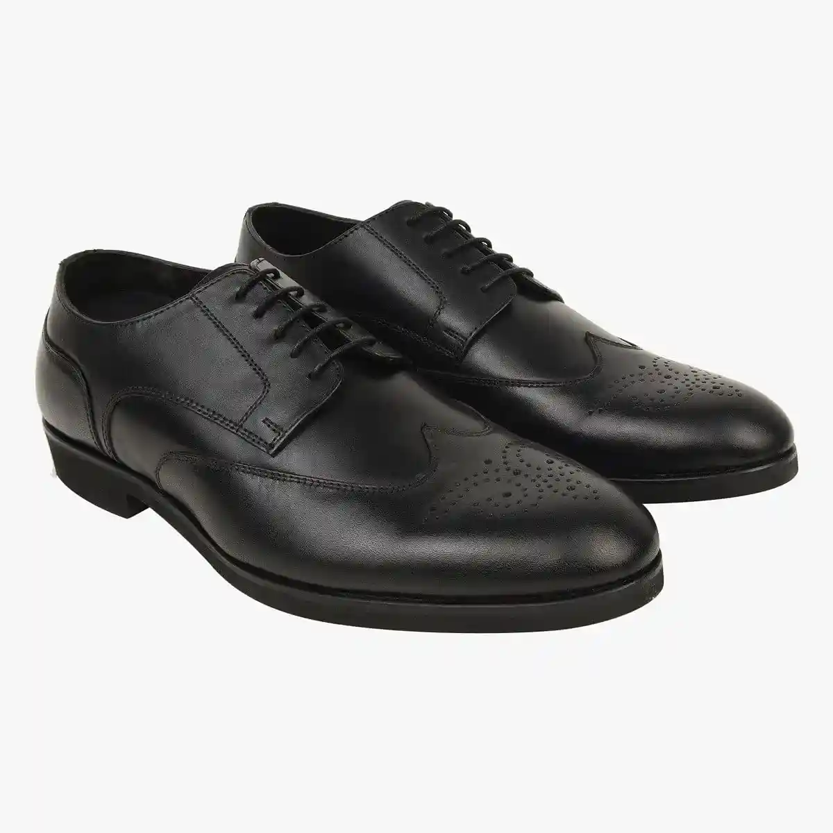 Sm-1119 Black Tie-Ups & Dress Loafers