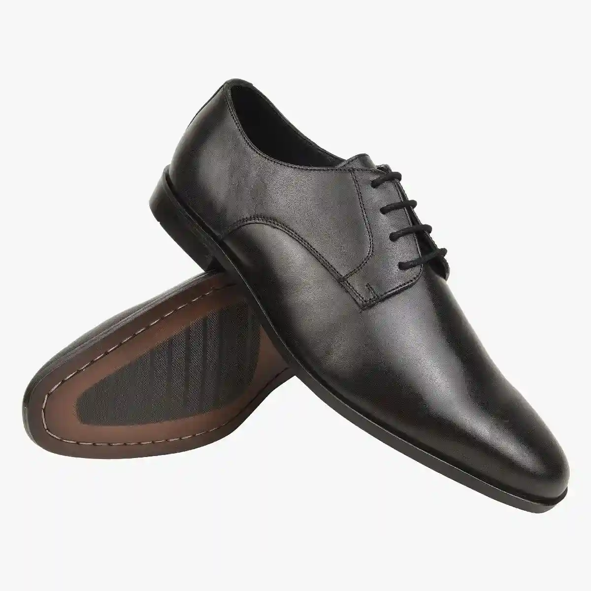 Sm-1126 Black Tie-Ups & Dress Loafers
